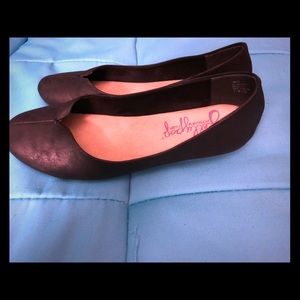 Jellypop Black Flats! Like new!